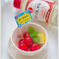 新味料 de ミニトマトのコンポート🍅
