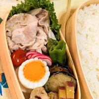 本日のお弁当〜冷しゃぶ弁当|f.1125beさん