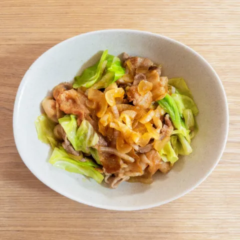 「李錦記 コチュジャン」を使ってみたSnapdishの料理・レシピ写真:豚肉とキャベツのコチュジャン炒め🍚🥢