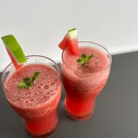 Watermelon 🍉 Juice with mint and lemon..|AN72さん