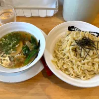 塩つけめん（太麺・大盛）@らーめん天神下 大喜|morimi32さん