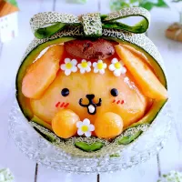 メロンバスケット🍈ポムポムプリン| あーたんさん