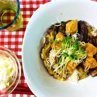 新発想？　茄子の煮びたし丼🍆|リヒトさん