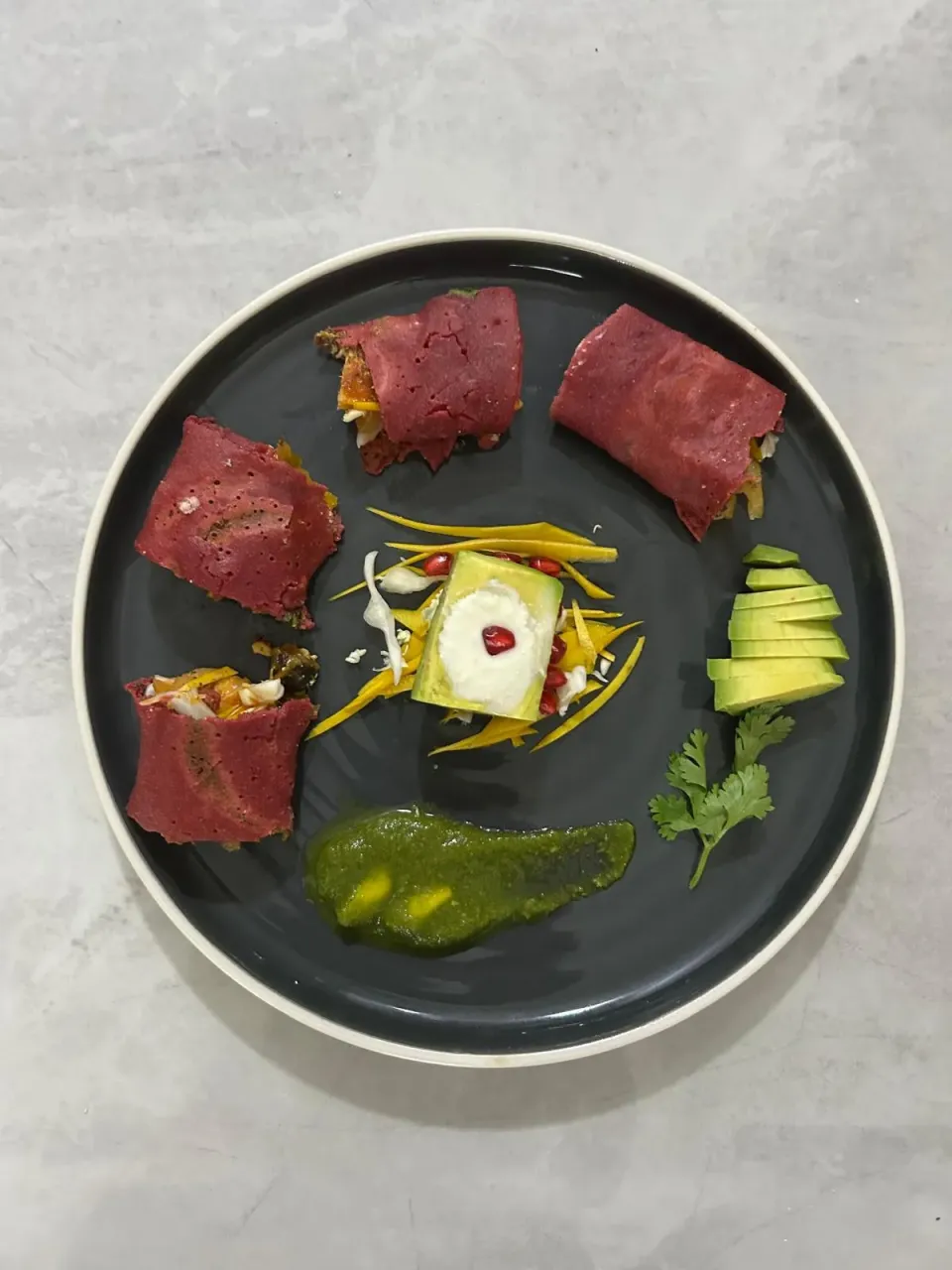 Beetroot 🫜 🌯 with veggies|AN72さん