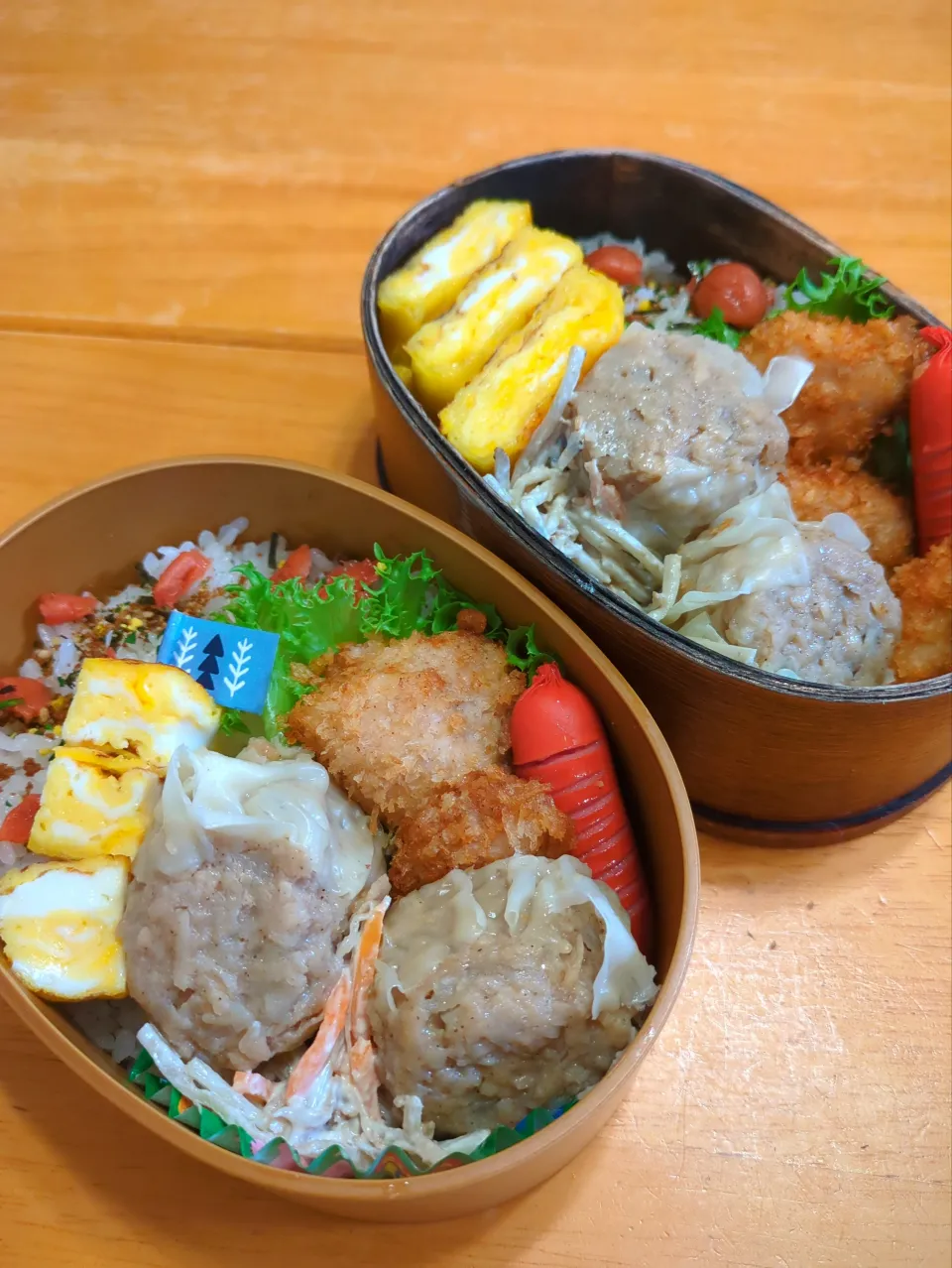 チキンカと、どど～ん焼売弁当|さやかさん