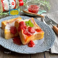 フレンチトースト　いちごソース|ゆーこどんさん