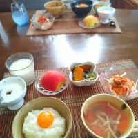 朝ごはん🌄！|まめころさん