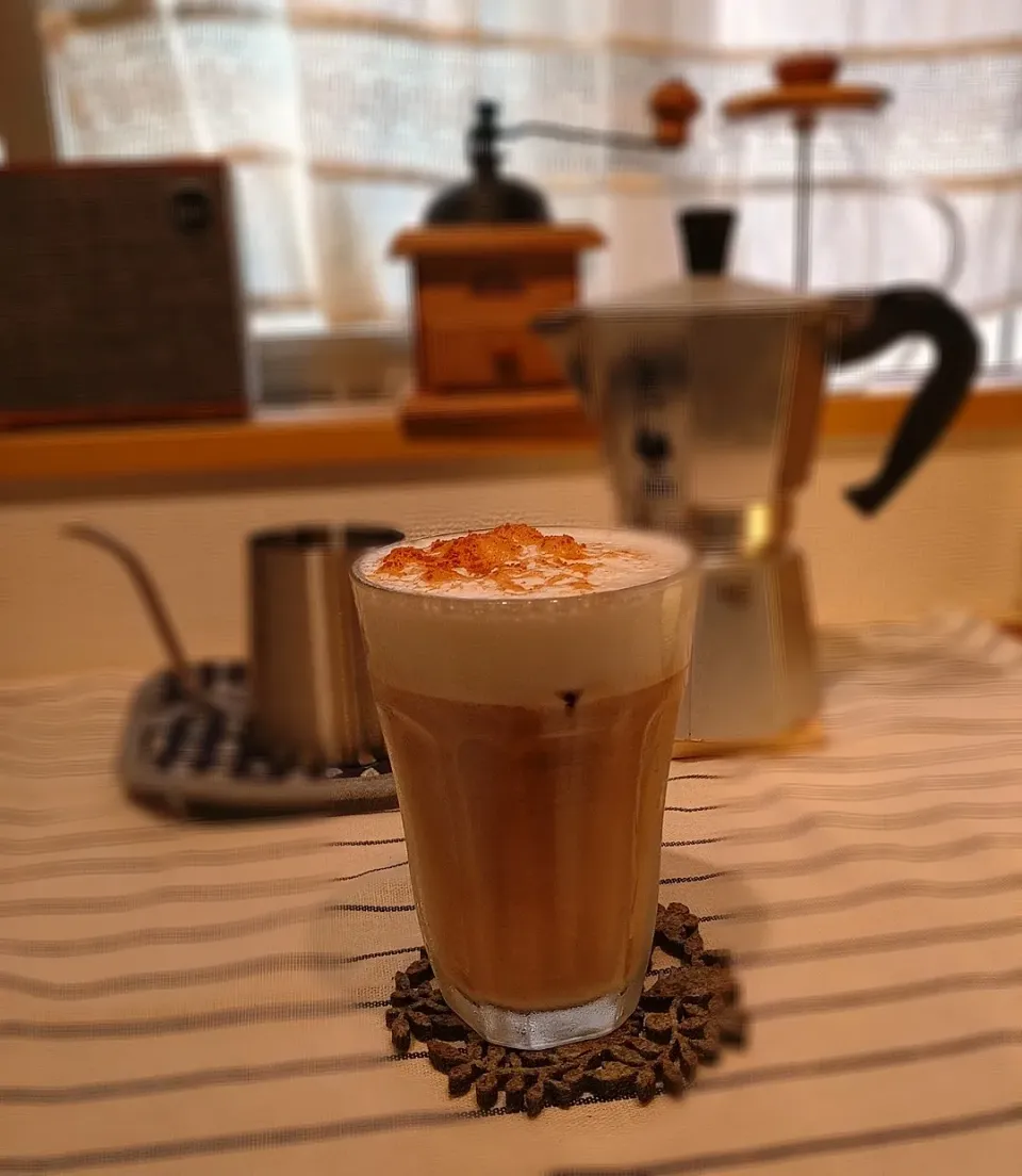 今朝はアイスカプチーノ|みりさん