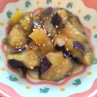まいりさんの料理 茄子の甘辛味噌炒め🍆