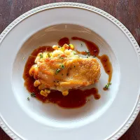 イカリヤ食堂　鶏もも肉のロースト赤ワインソース|hiroeさん