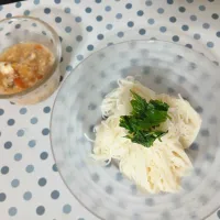 お素麺でごはん😆|ぽんすけさん