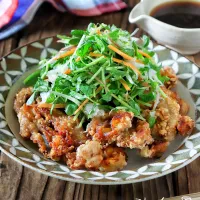 🌱【豚こま唐揚げ】～たっぷり野菜おろし添え🌱| ayaoさん