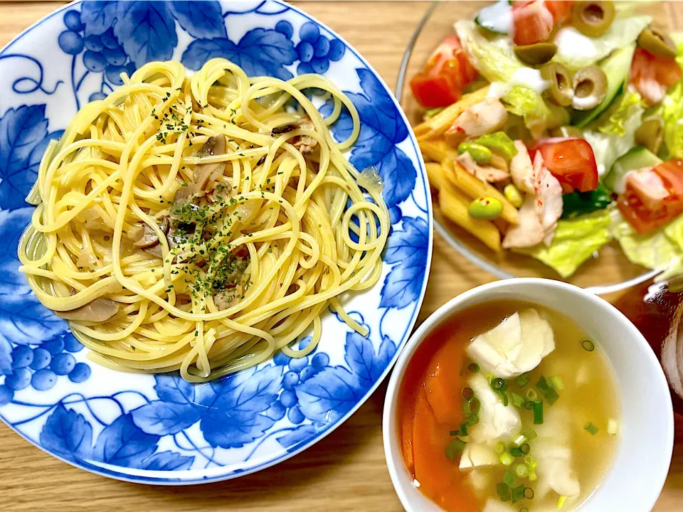 あさりコンソメのパスタ|ふわふわさん
