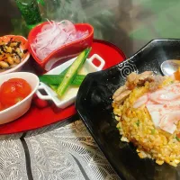 カニチャーハン(セセリ焼きのせ)|Reikoさん