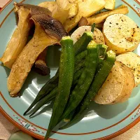 ポン酢で食べる焼き野菜|トモさん