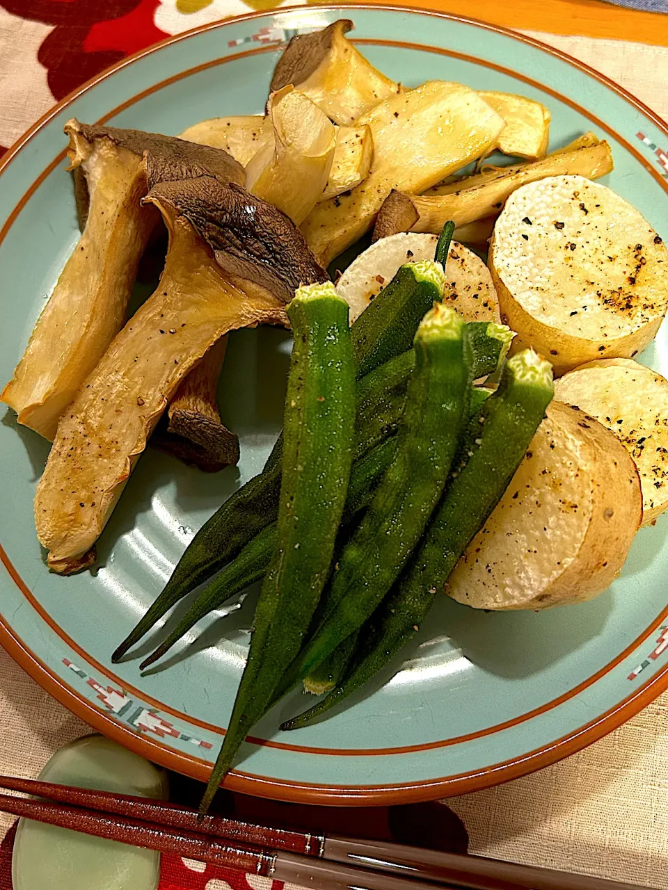 ポン酢で食べる焼き野菜|トモさん