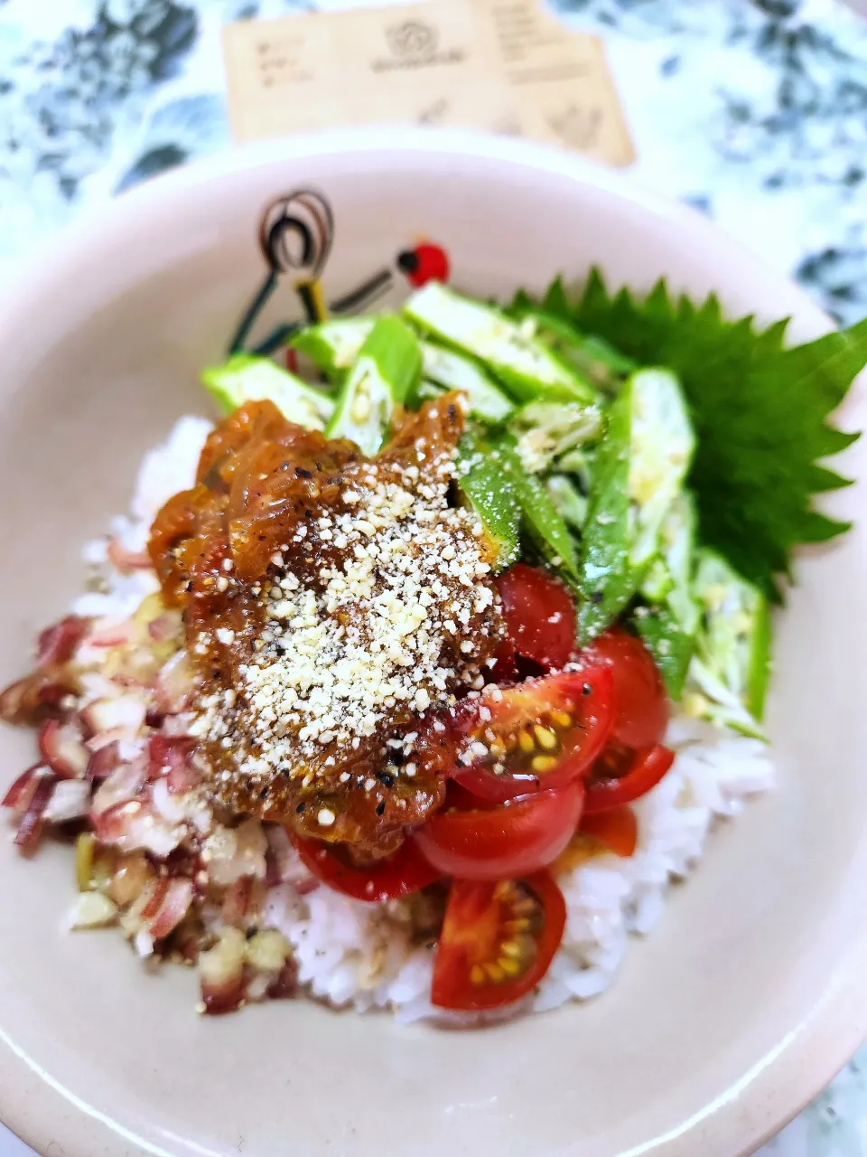 @きなこさんの料理 🔷🌿香味野菜の🧅🧄🍅絶品万能ソース🔷→→🔷🍚冷やしぶっかけアルモンデ🇮🇹イタリアン飯🔷|@きなこさん