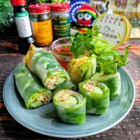 🌏『世界の食卓探検隊』🇹🇭タイ＆🇻🇳ベトナム料理
【🇹🇭ムーサップ入り🇻🇳生春巻き】