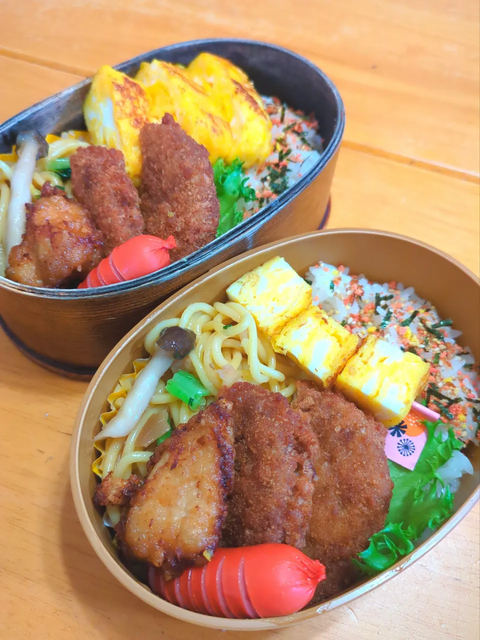 メンチカツと唐揚げ弁当|さやかさん