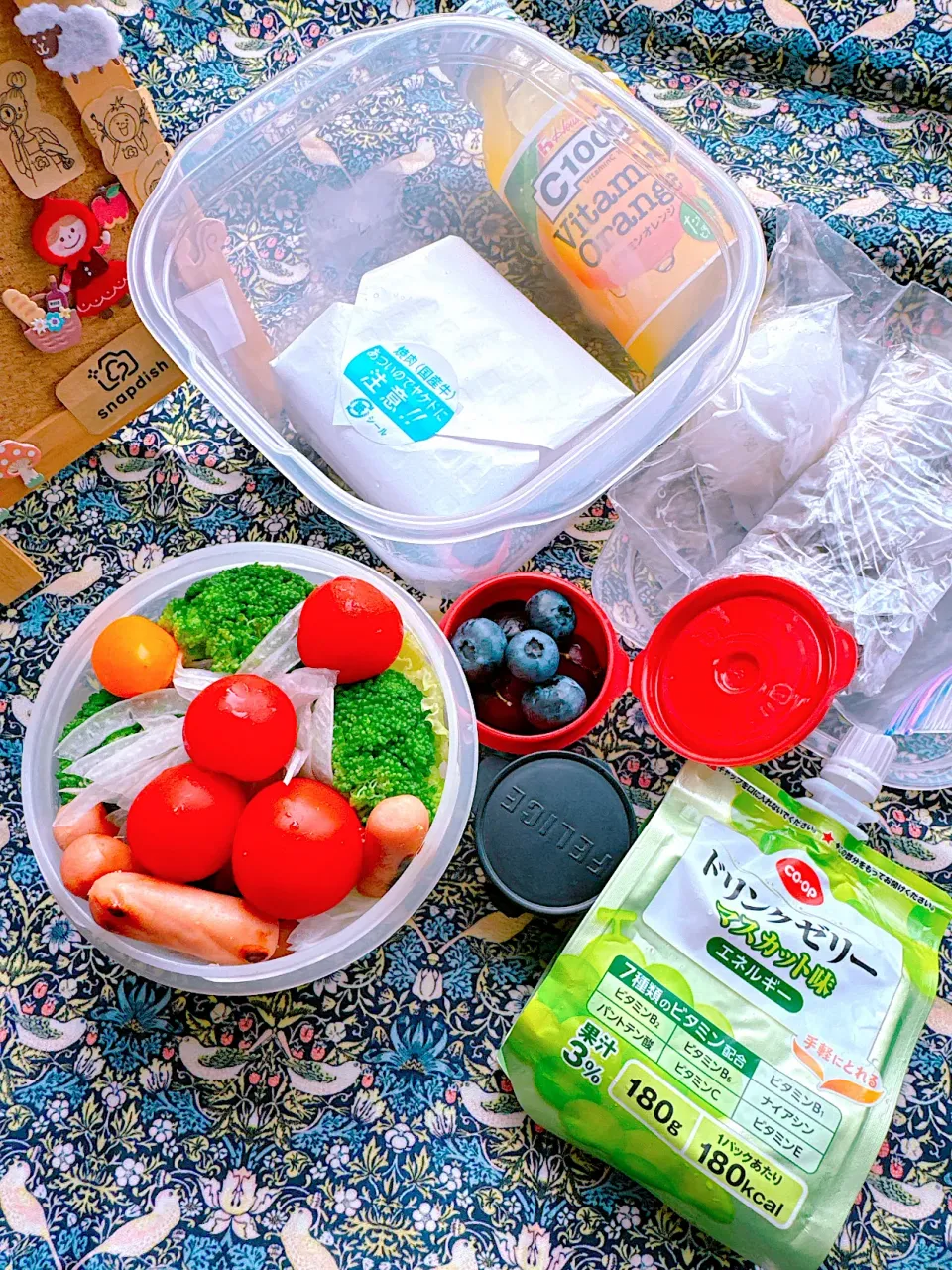 2025/07/04 猛暑日は冷凍ライスバーガー弁当|Blueberry🫐さん