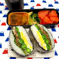 7/4おにぎらず弁当🍙| みっこちゃんさん