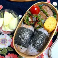 7/4 照焼ハンバーグ&ペテンダック弁当|JUNe28さん
