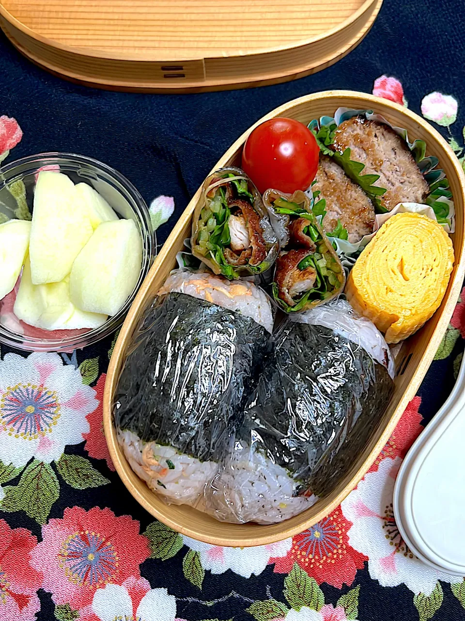 7/4 照焼ハンバーグ&ペテンダック弁当|JUNe28さん