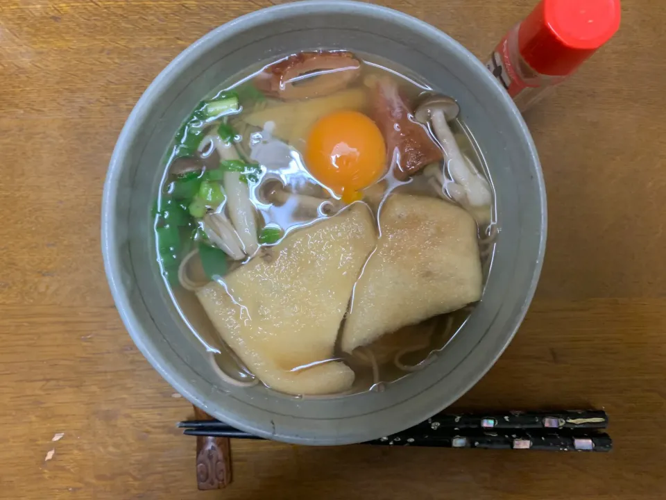 昼食　月見キツネそば|ATさん
