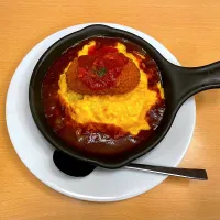 ジョイフル オムライス＆カニクリームコロッケ| 四天王さん