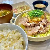 おろし豚しゃぶ。他。