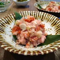 鮪ねぎとろ梅なめろう|古尾谷りかこさん