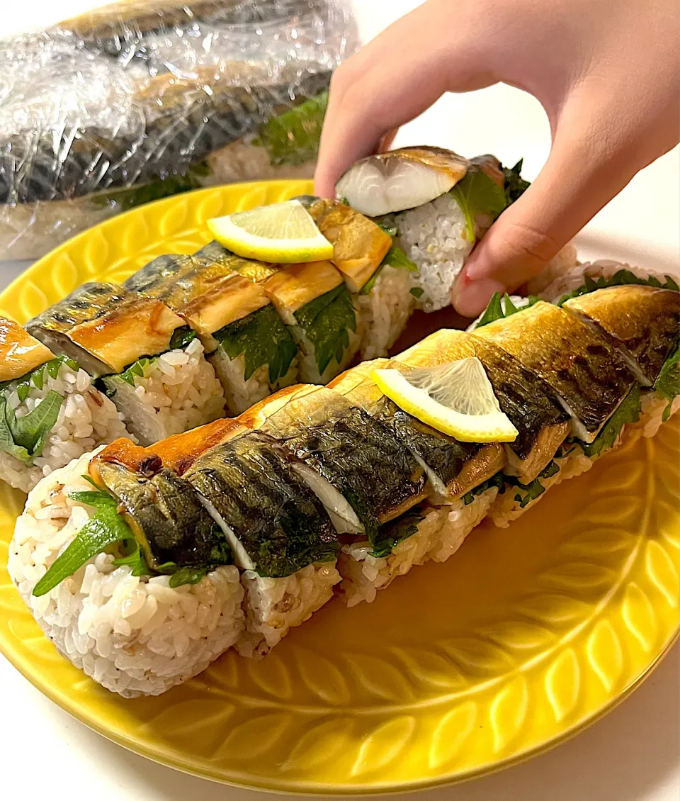 焼きサバのお寿司。|＊みお＊さん