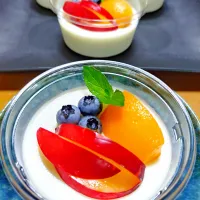 パンナコッタ　我が家のフルーツ添え|はるみさん
