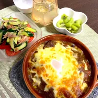7/4晩ご飯：焼きカレー|ななみんさん