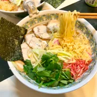 昨日作った鶏チャーシューで山形の鳥中華|Takeshi  Nagakiさん