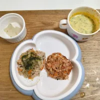 【離乳食完了期】2色ご飯・コーンポタージュ・大根|souさん