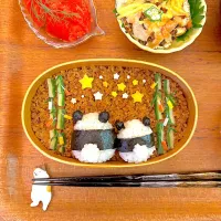 パンダおにぎりの七夕ごはん🎋