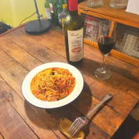 鶏もも肉と夏野菜のクリームパスタ|KEITAさん