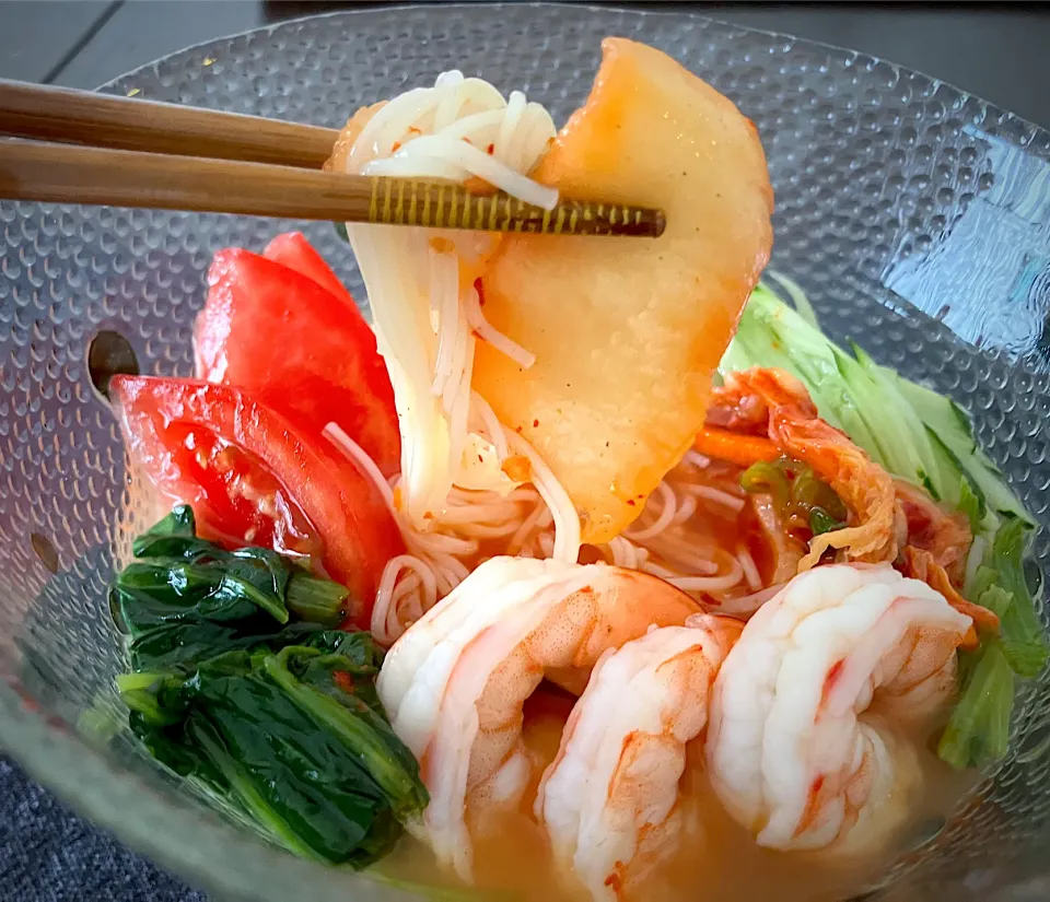 7/5 夏バテ防止冷麺風素麺|あーるさん