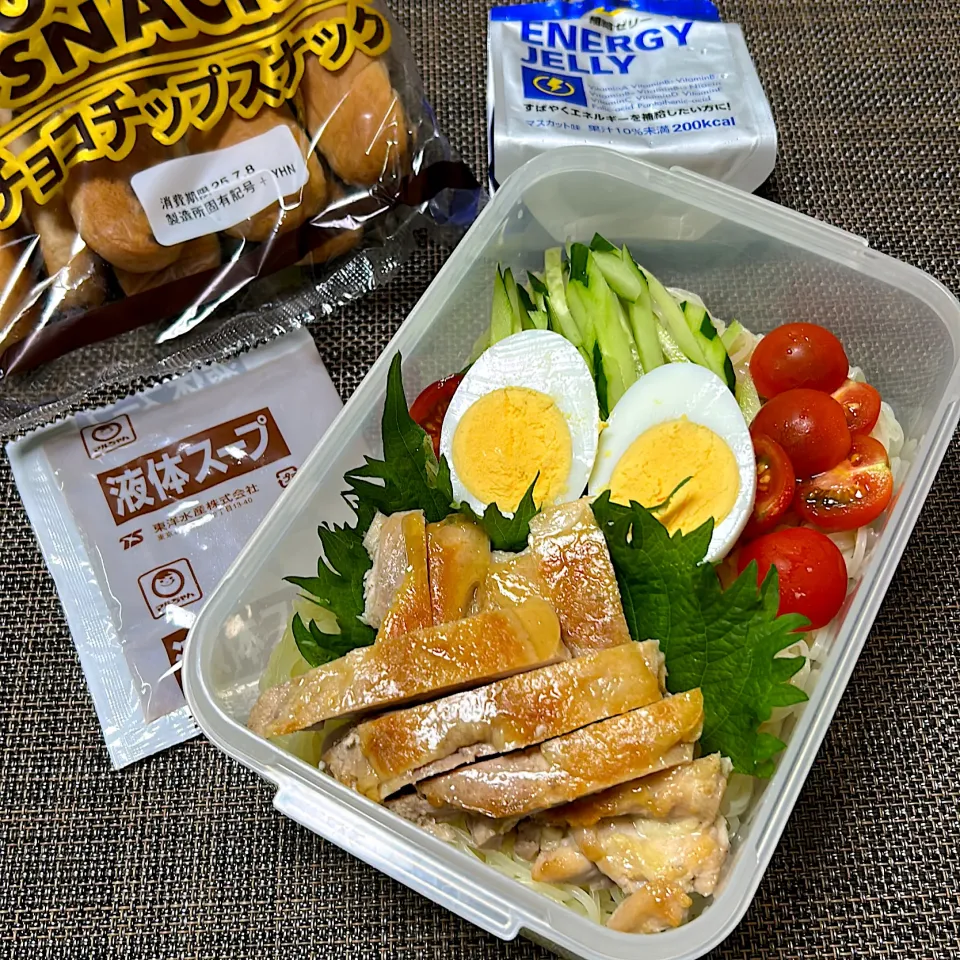 ⚾️部活弁当　冷やし中華弁当|柚子きりかさん