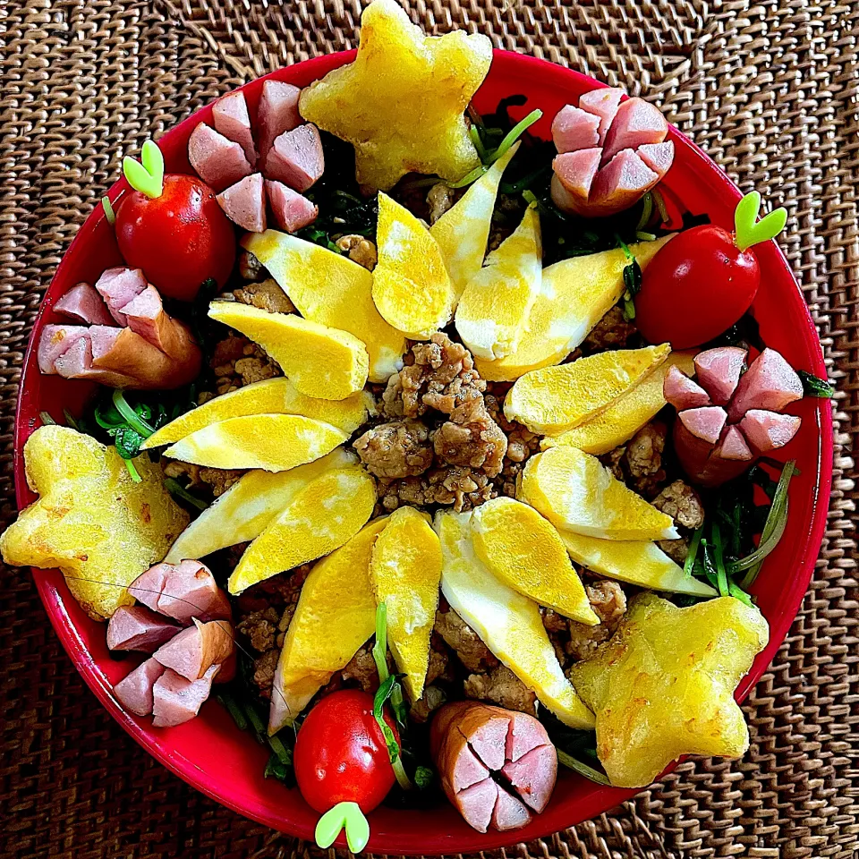 そぼろ弁当🌻🌻|ヘルペイさん