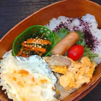 豚バラ肉と卵炒め弁当| ぱいなっぷるさん