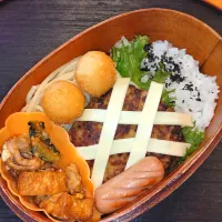 ハンバーグ弁当|ぱいなっぷるさん