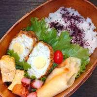 スコッチエッグ弁当|ぱいなっぷるさん
