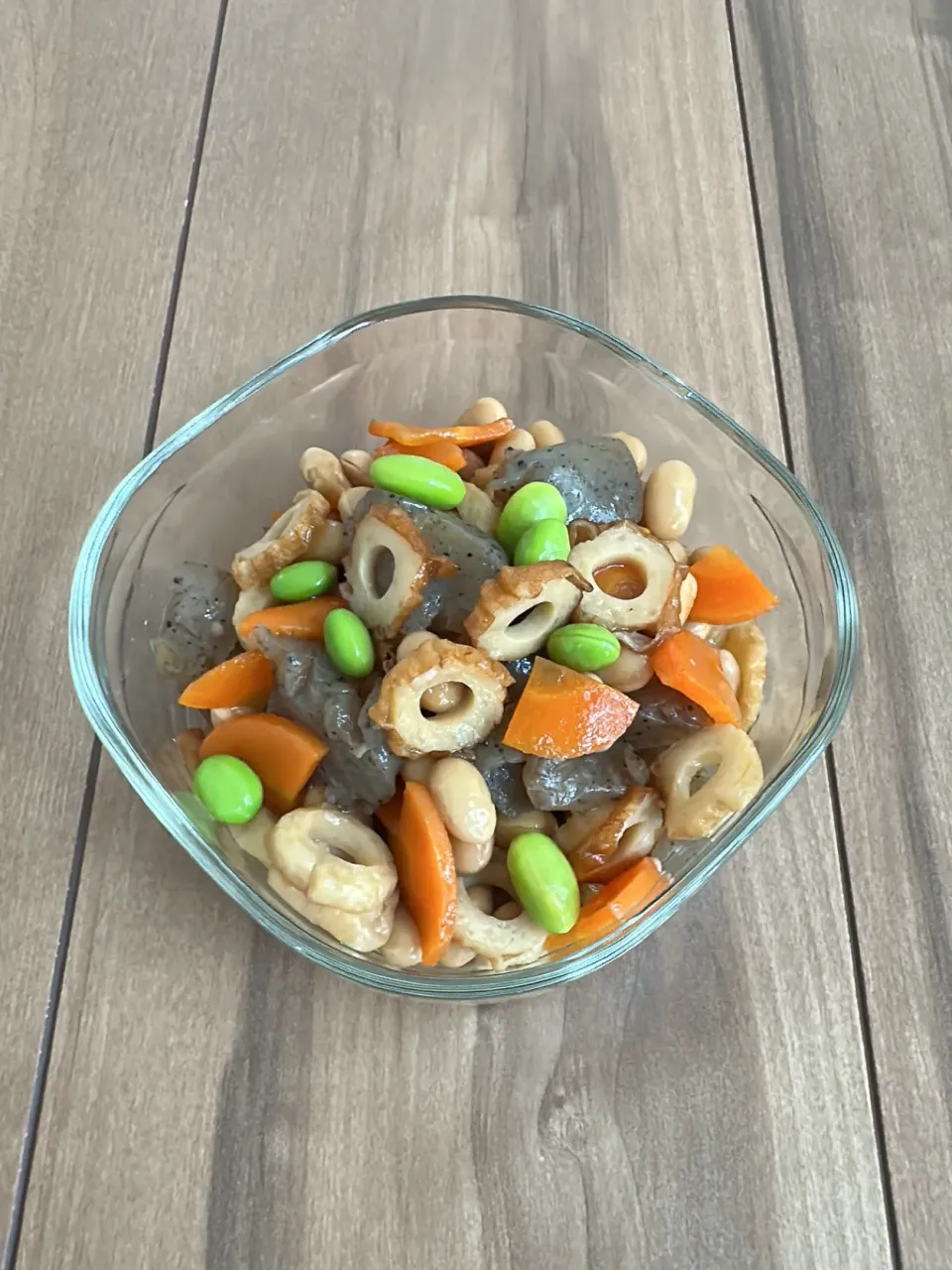 大豆五目煮|桃さん