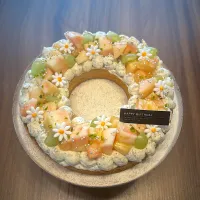 桃のリースタルト|つくねさん