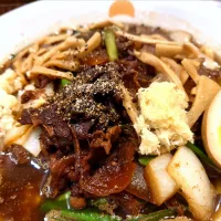 【7/5,7/6各日23食限定】 
【食べログ TOKYO ラーメン 百名店 2024 選出店】
あさひ町内会 
ごくぶとニンニク正油 (麺200g、大蒜/生姜あり、1,400円) 
@板橋区役所前4分
 (JR板橋駅から徒歩12分)
25179
〈醤93塩26噌󠄀15タ7昆9出9F10
冷9混1〉|大脇さん
