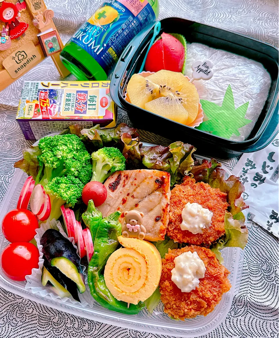 2025/07/05 鮪うまつゆ焼きとチキン南蛮カツのお弁当|Blueberry🫐さん