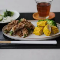 ごはんがすすむくんの　　　　　　　　　　豚肉巻きオクラの　　　　　　　　　　　　ピリ甘辛胡麻和え♡ ﾟ+｡:.ﾟ|ohanaさん