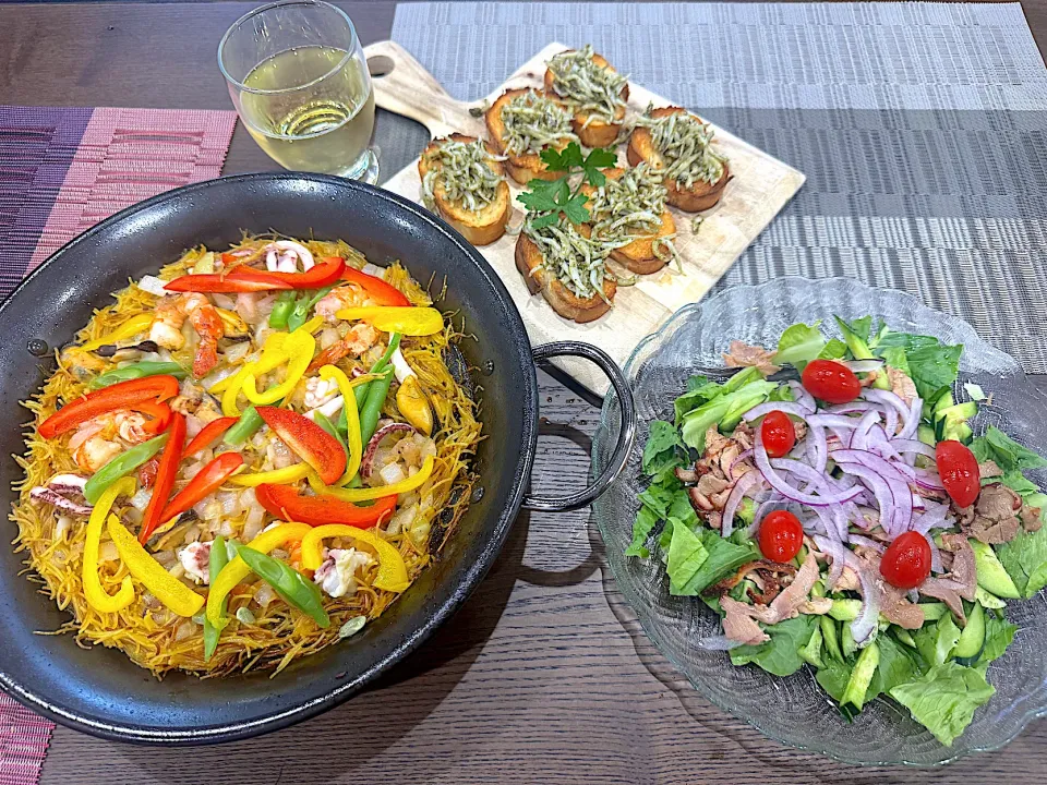 給料日の晩ご飯 🍽️🥂|sakuramochiさん